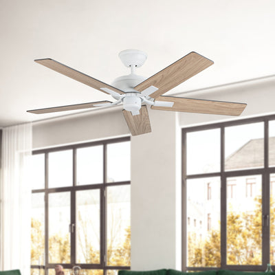 Erikson 52-in White Ceiling Fan