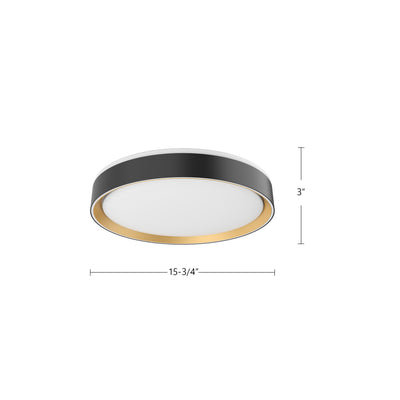 Essex 16-in Steel Flush Mount