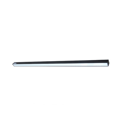 Commercial Linear Pendant Lighting 100W 8ft Up and Down Black Fixture