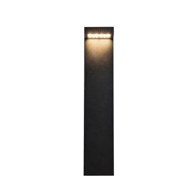 Evans 24-in Heavy Cast Aluminum Exterior Bollard Light