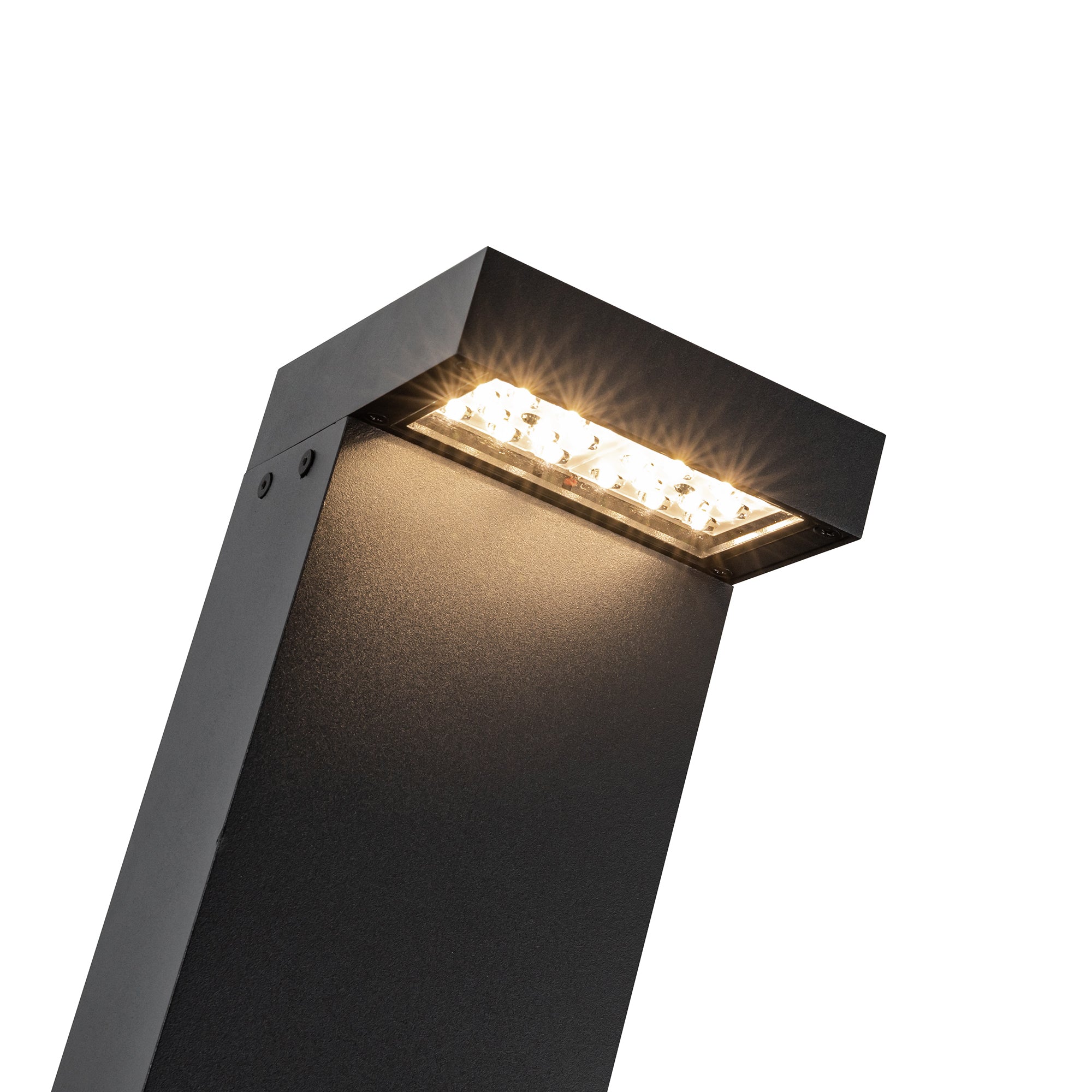 Evans 24-in Heavy Cast Aluminum Exterior Bollard Light
