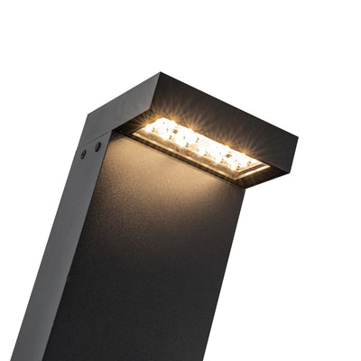 Evans 36-in Heavy Cast Aluminum Exterior Bollard Light