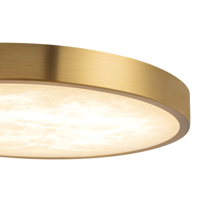 Evelyn 9-in Steel Flush Mount
