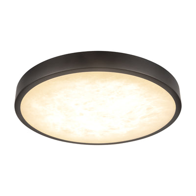 Evelyn 9-in Steel Flush Mount