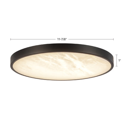 Evelyn 11-in Steel Flush Mount
