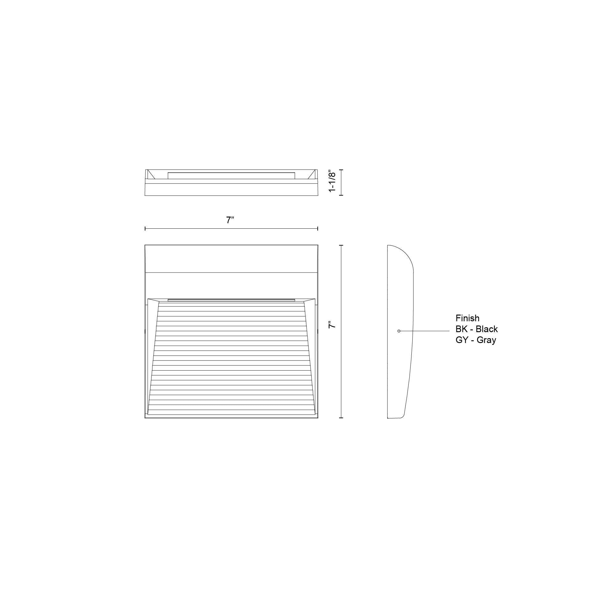 Casa 7-in Aluminum Outdoor Wall Sconce