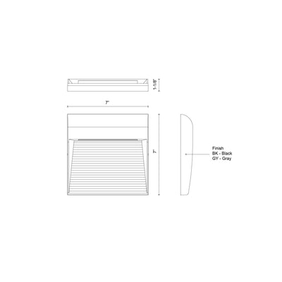 Casa 7-in Aluminum Outdoor Wall Sconce