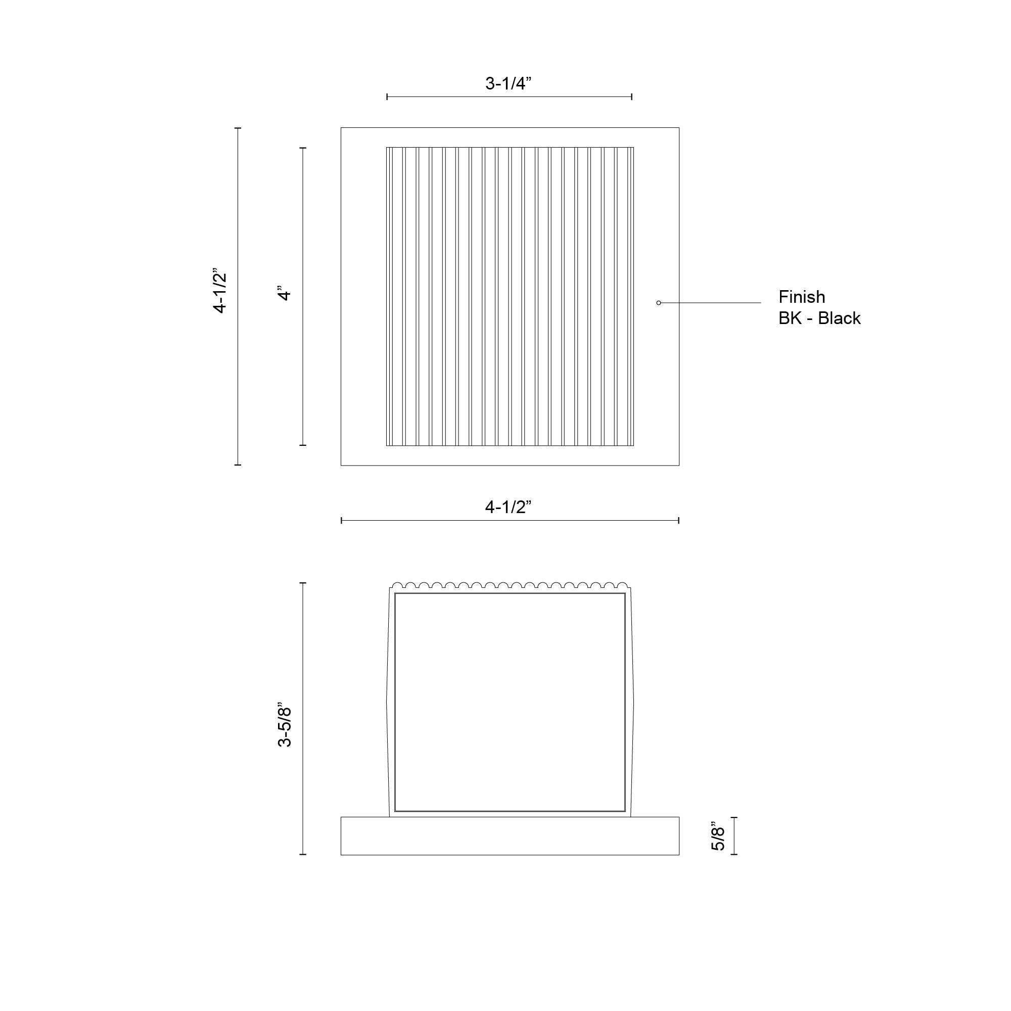 Mavis 4-in Aluminum Outdoor Wall Sconce