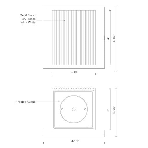 Mavis 5-in Aluminum Outdoor Wall Sconce