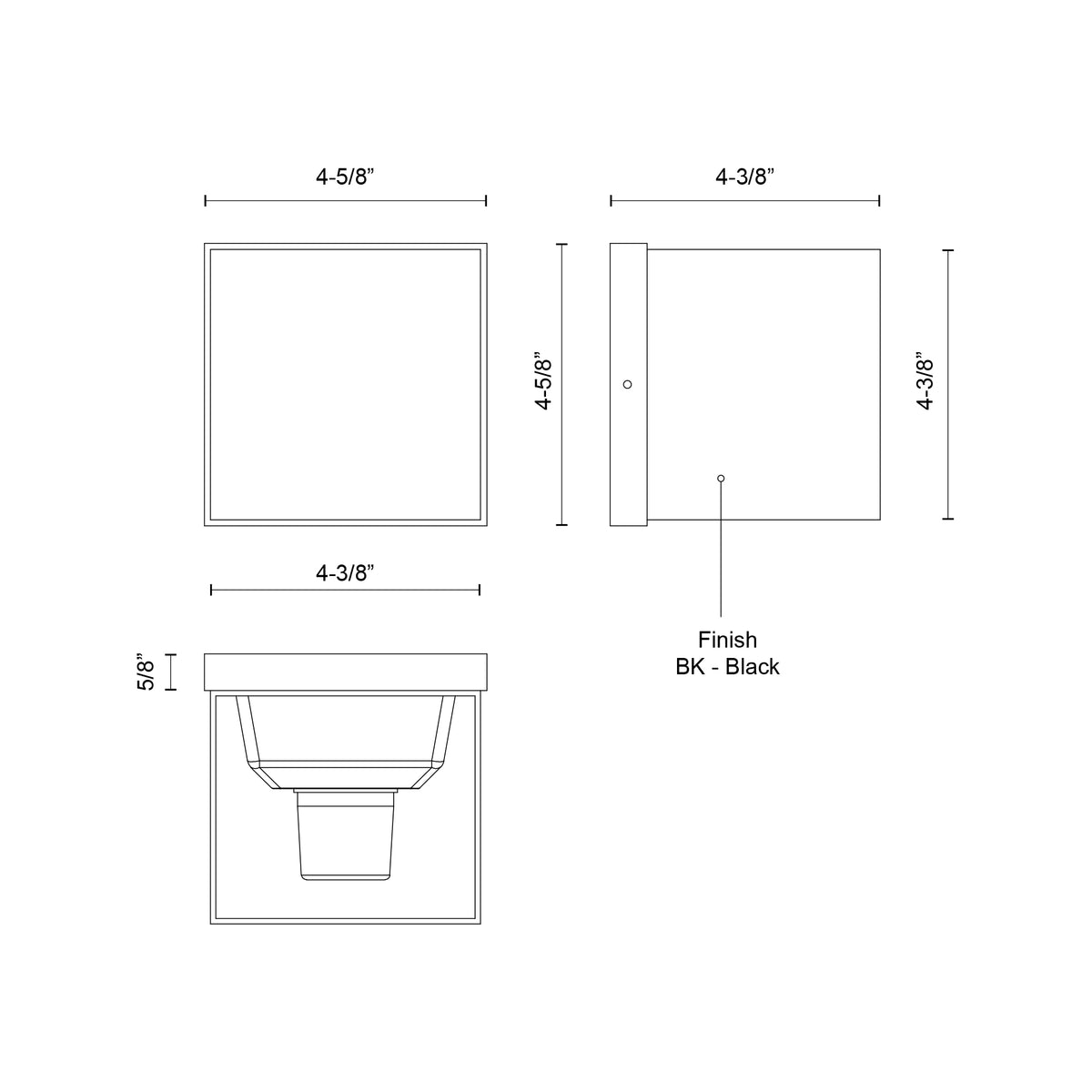 Helsinki 3-in Aluminum Outdoor Wall Sconce