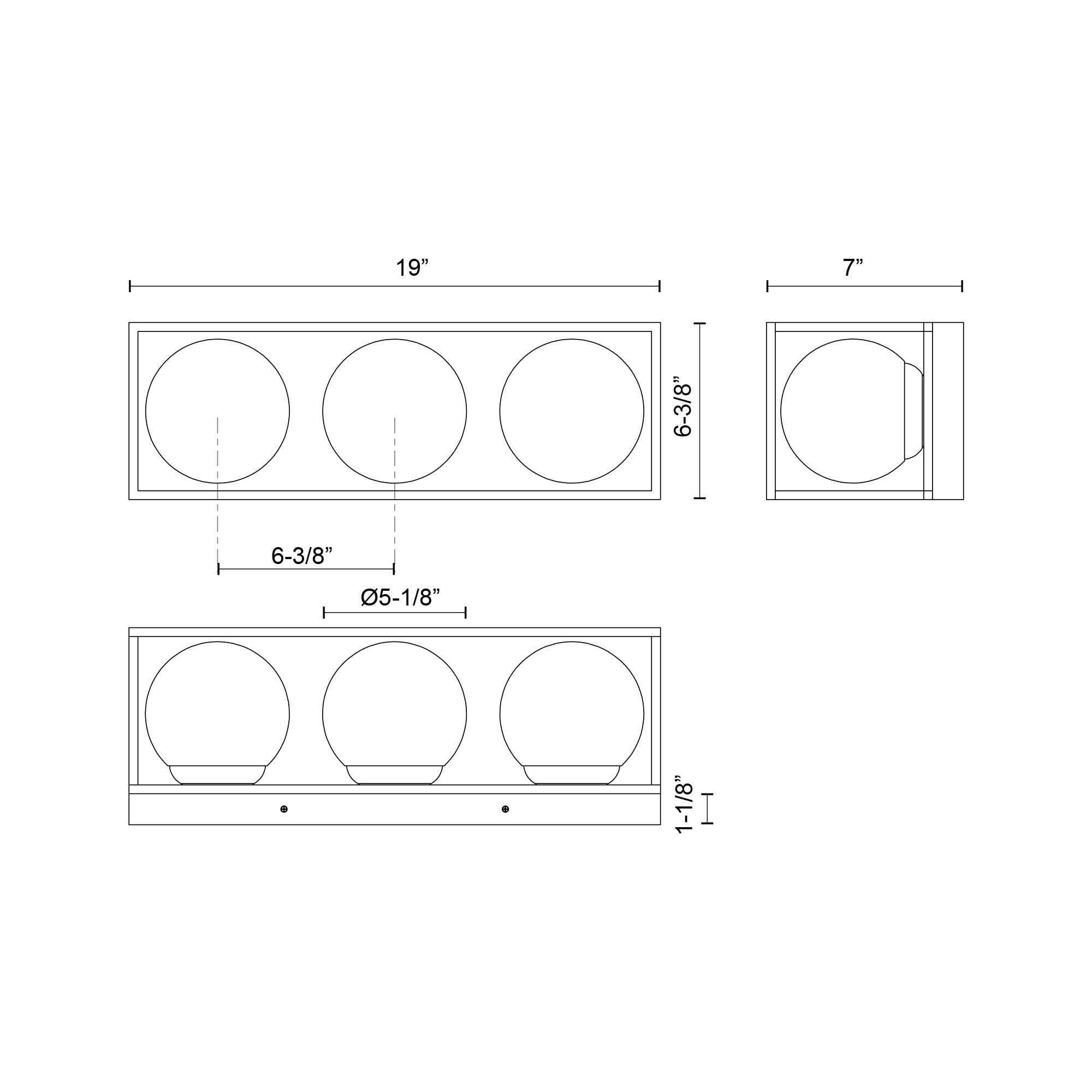Amelia 19-in Aluminum Outdoor Wall Sconce