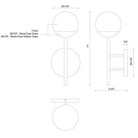 Claremont 13-in Aluminum Outdoor Wall Light