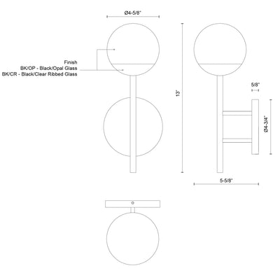 Claremont 13-in Aluminum Outdoor Wall Light