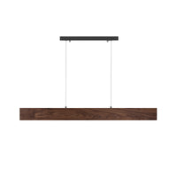 Artisan Wood 59" Linear Pendant Lighting 30W IPE Wood Fixture