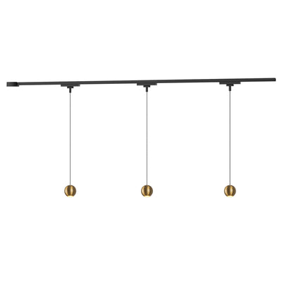 Faria 38-in Aluminum Trilo Track Pendant