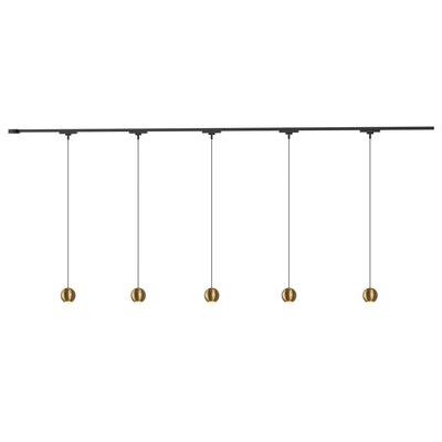 Faria 81-in Aluminum Trilo Track Pendant