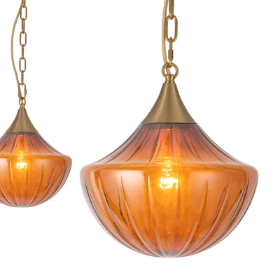 Farrah 3-Light Steel Multi Pendant