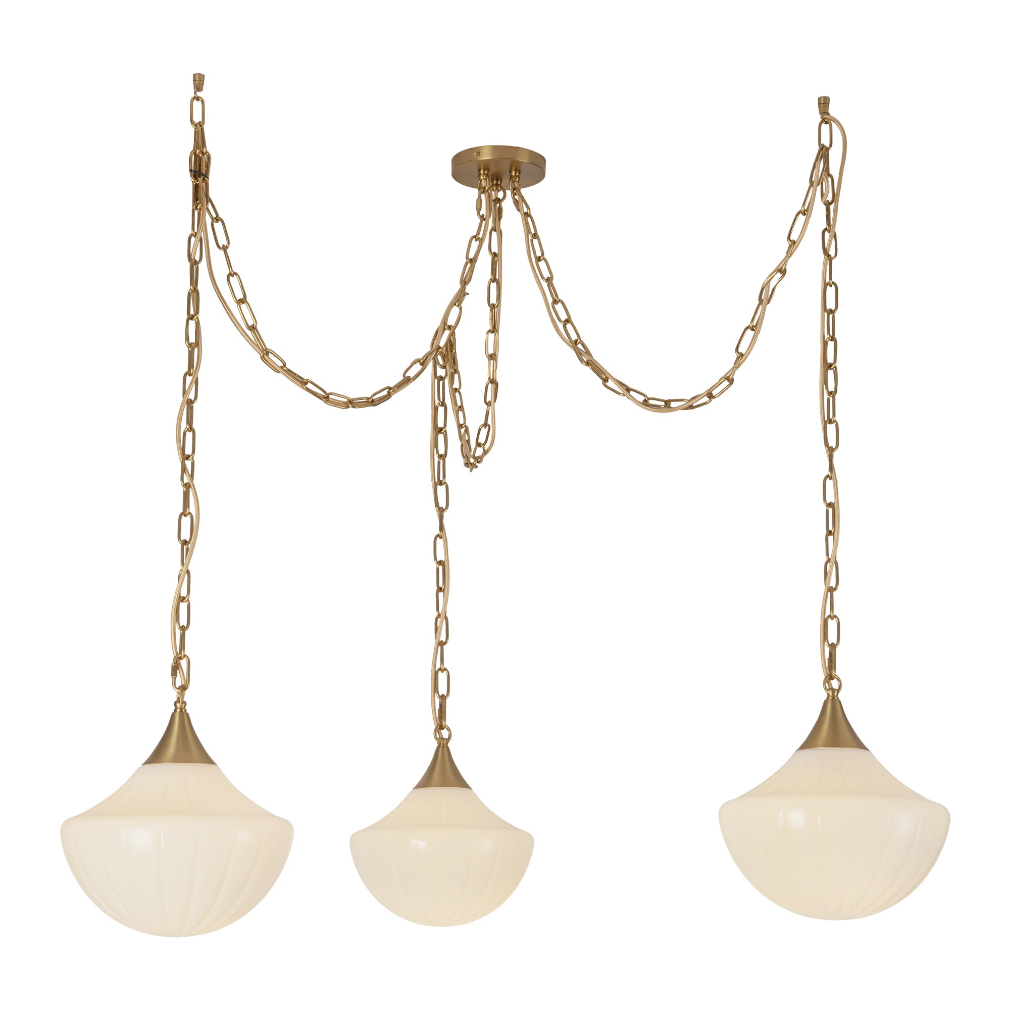 Farrah 3-Light Steel Multi Pendant