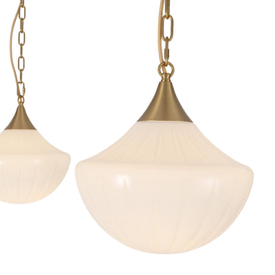 Farrah 3-Light Steel Multi Pendant
