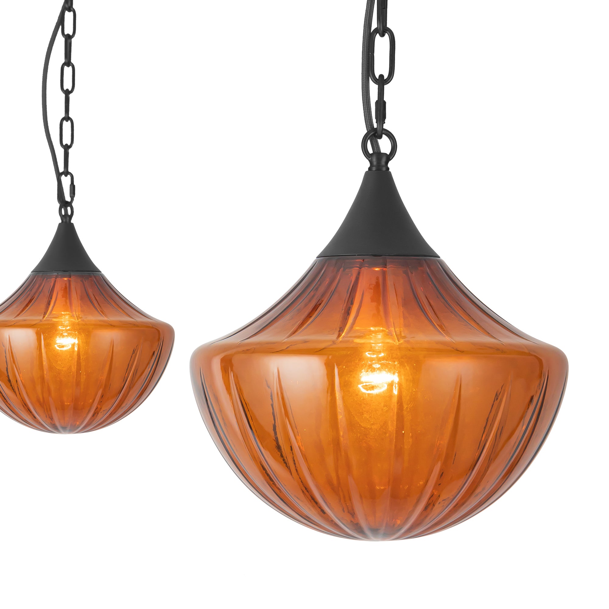 Farrah 3-Light Steel Multi Pendant