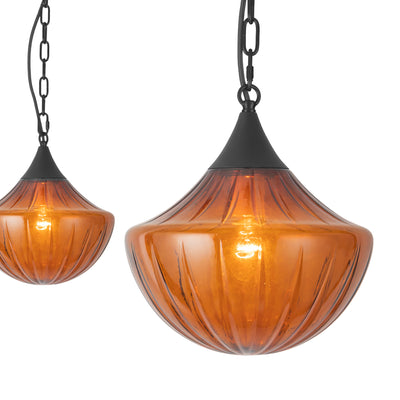 Farrah 3-Light Steel Multi Pendant