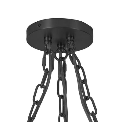 Farrah 3-Light Steel Multi Pendant