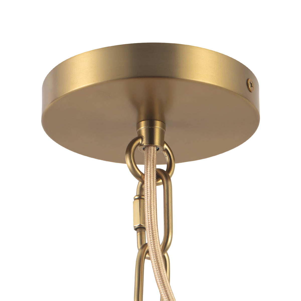 Farrah 12-in Amber Ribbed Glass Socket Pendant