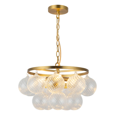 Faye 18-in Steel Chandelier