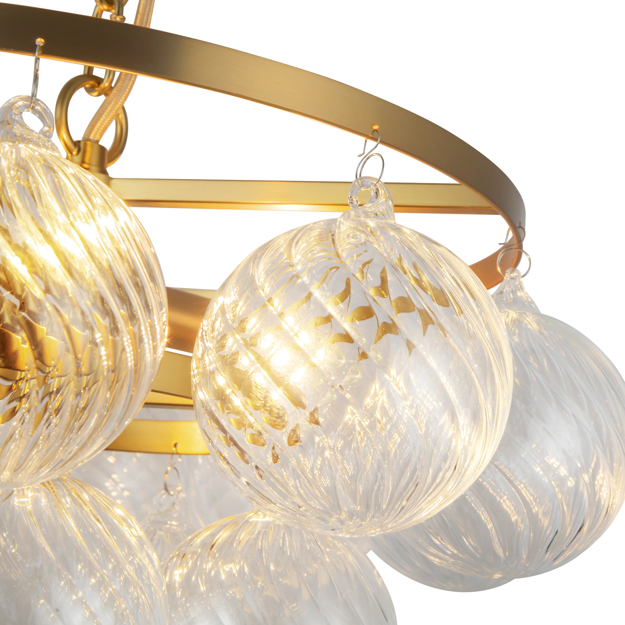 Faye 18-in Steel Chandelier