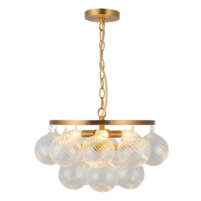 Faye 18-in Steel Chandelier