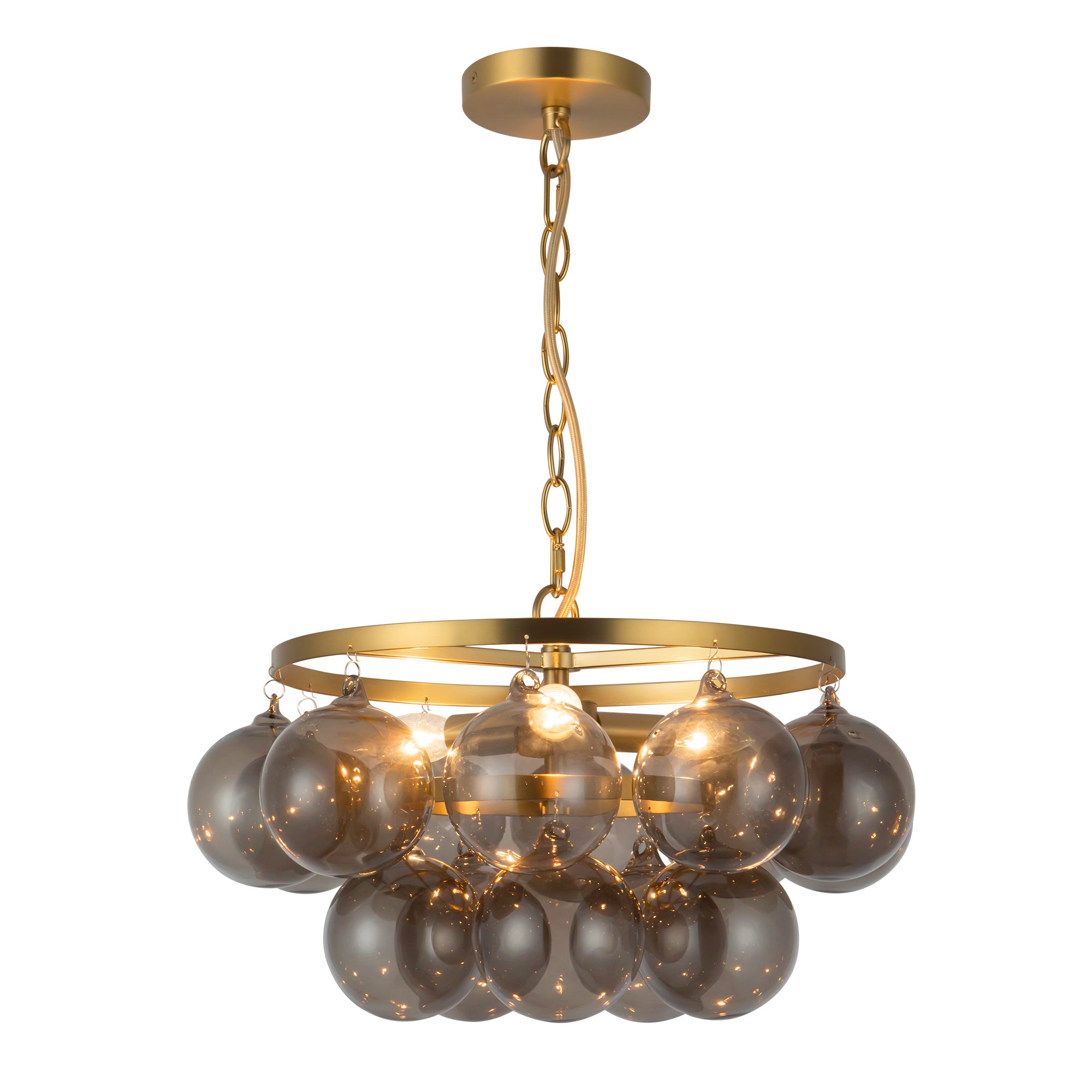 Faye 18-in Steel Chandelier