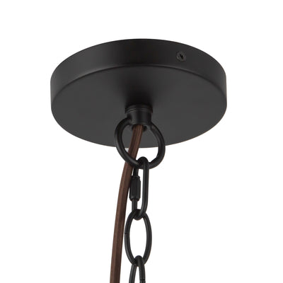Faye 18-in Steel Chandelier