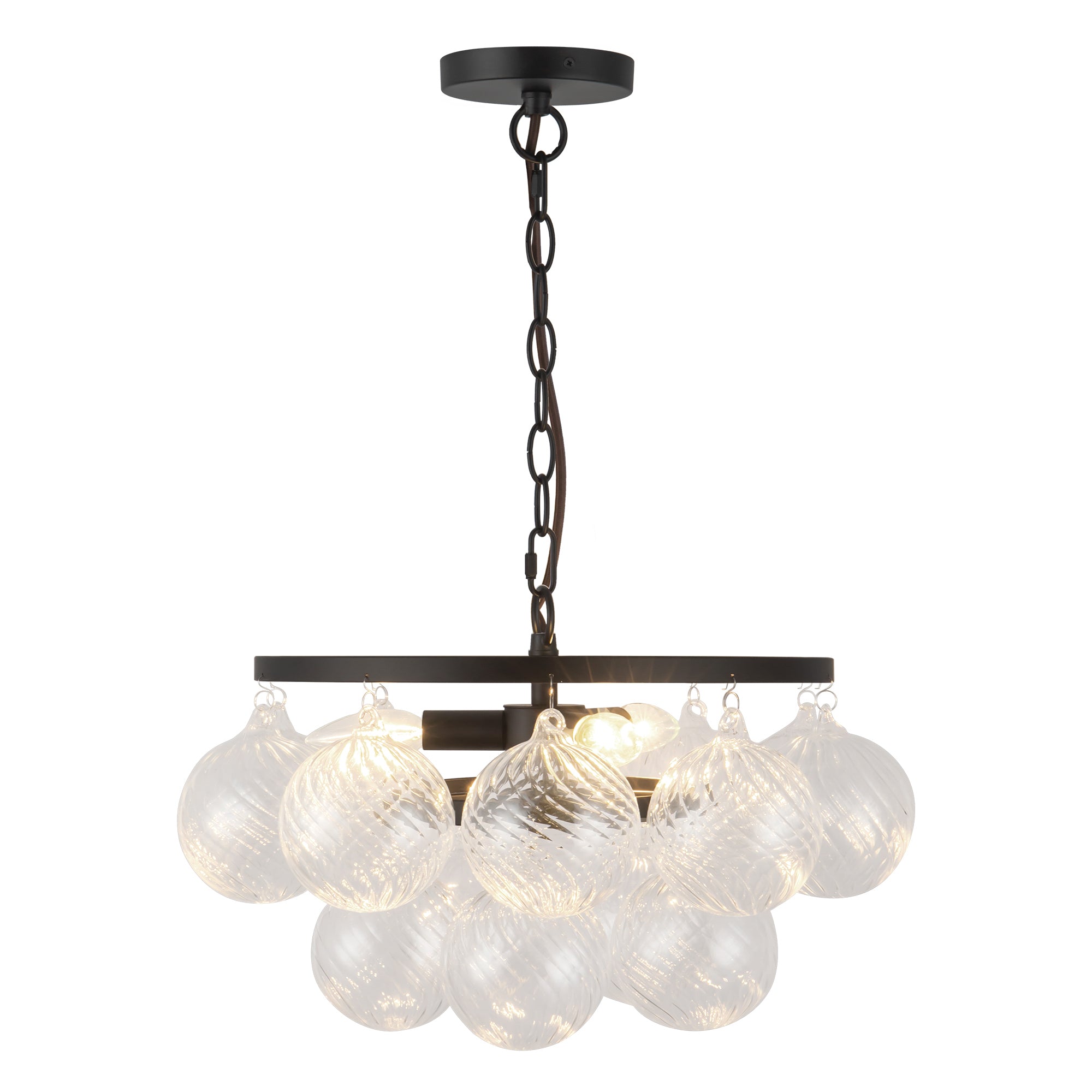 Faye 18-in Steel Chandelier