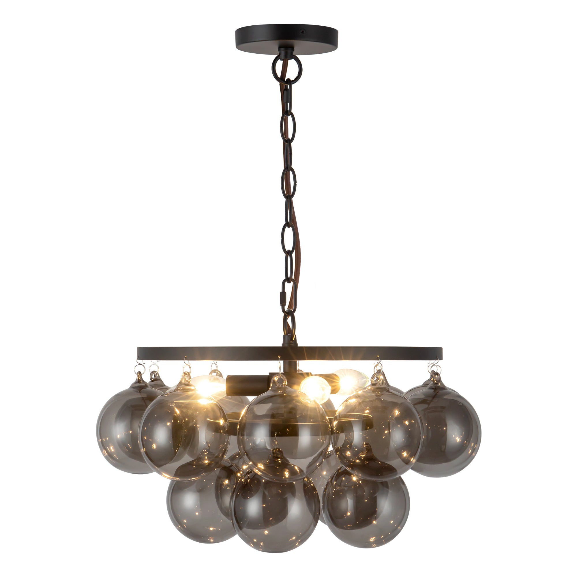 Faye 18-in Steel Chandelier