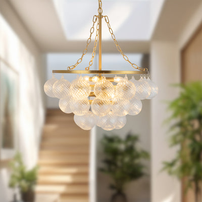 Faye 24-in Steel Chandelier