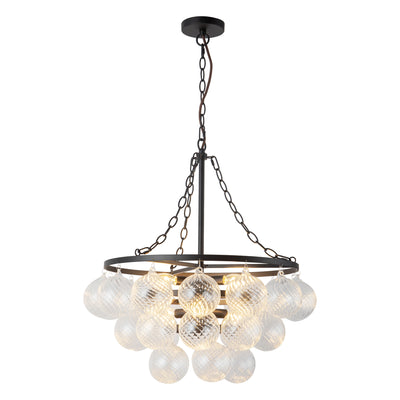 Faye 24-in Steel Chandelier