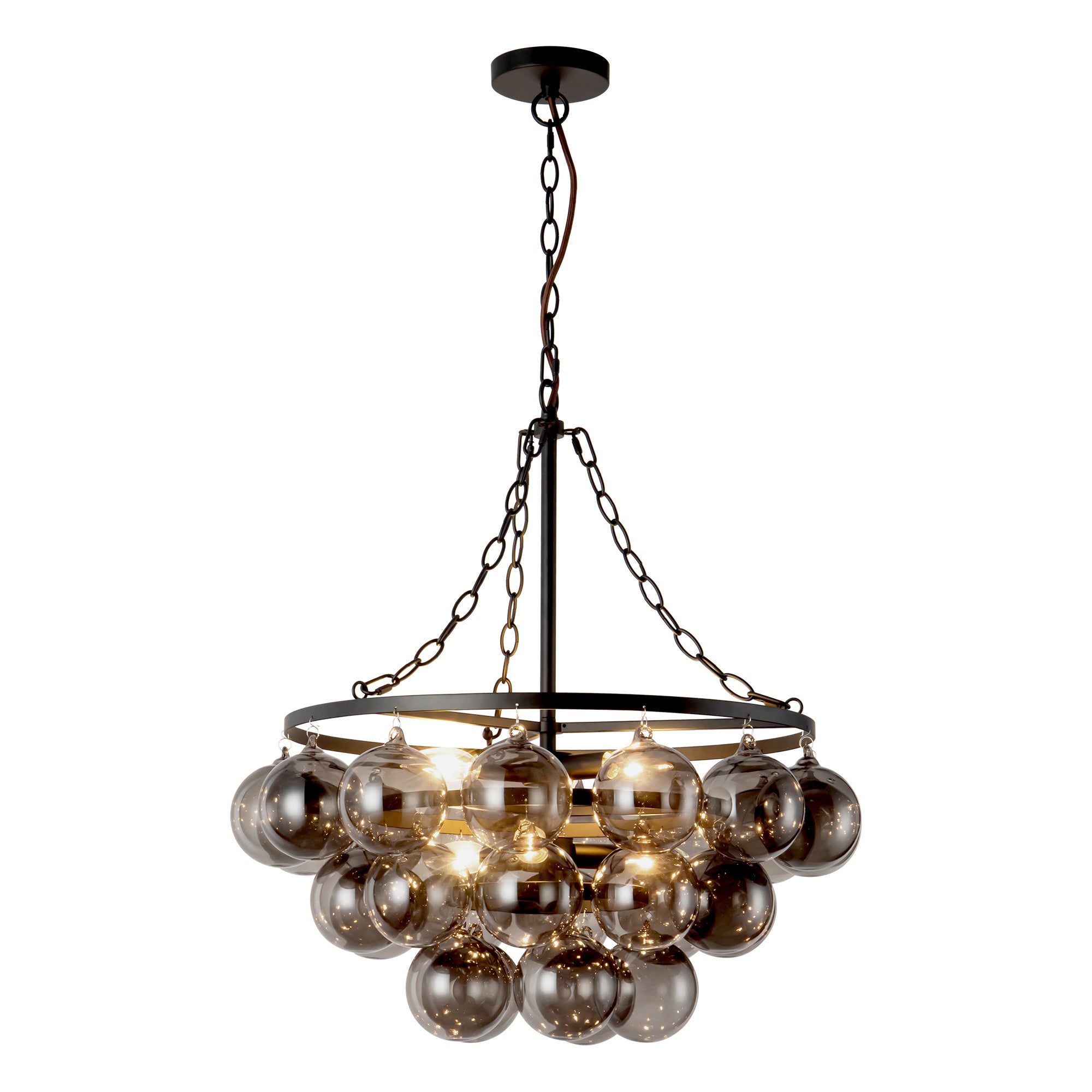Faye 24-in Steel Chandelier