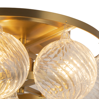 Faye 18-in Steel Semi-Flush Mount