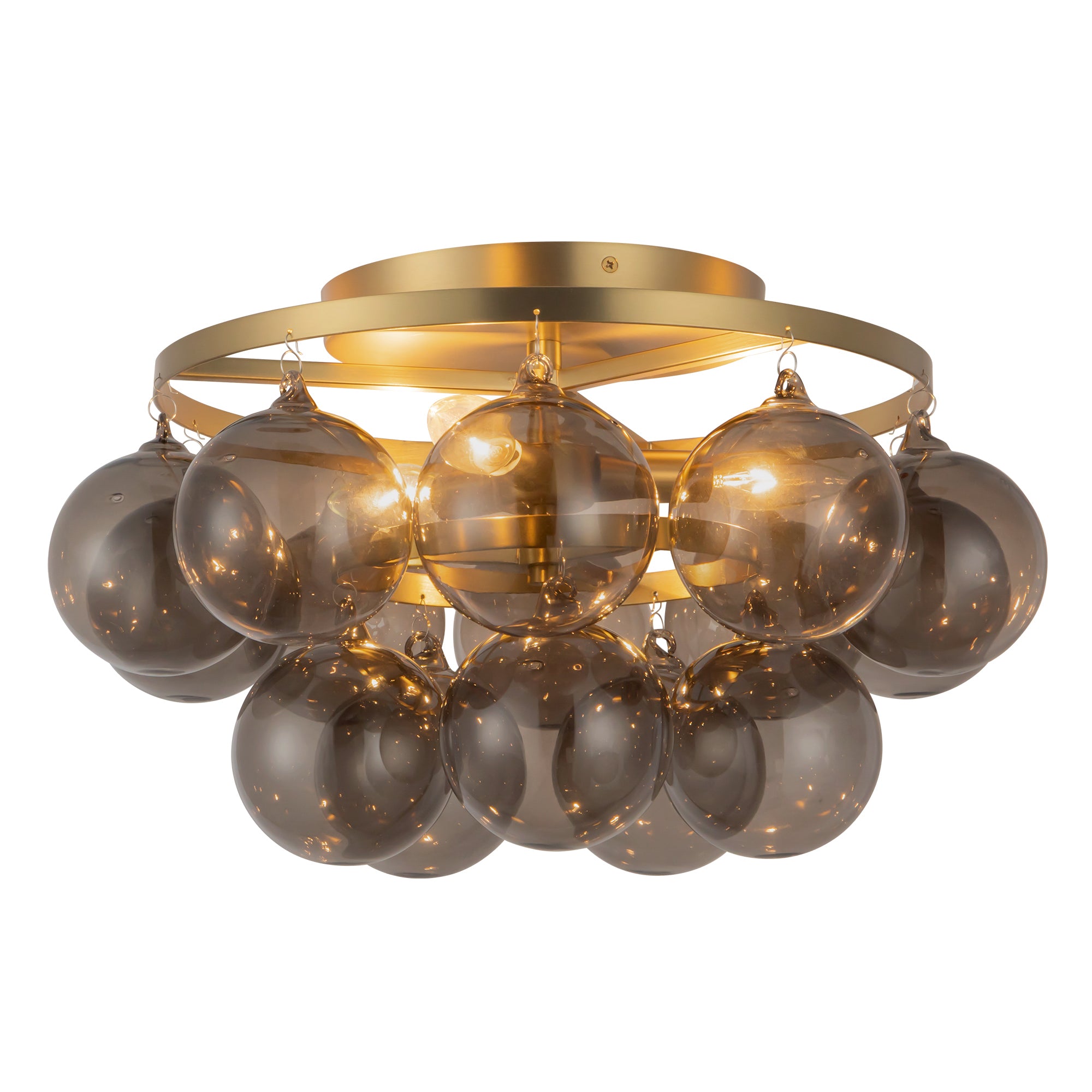 Faye 18-in Steel Semi-Flush Mount