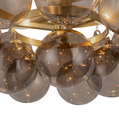 Faye 18-in Steel Semi-Flush Mount