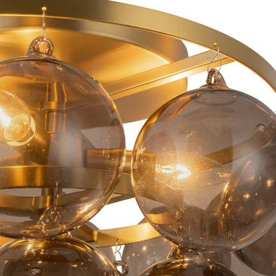 Faye 18-in Steel Semi-Flush Mount