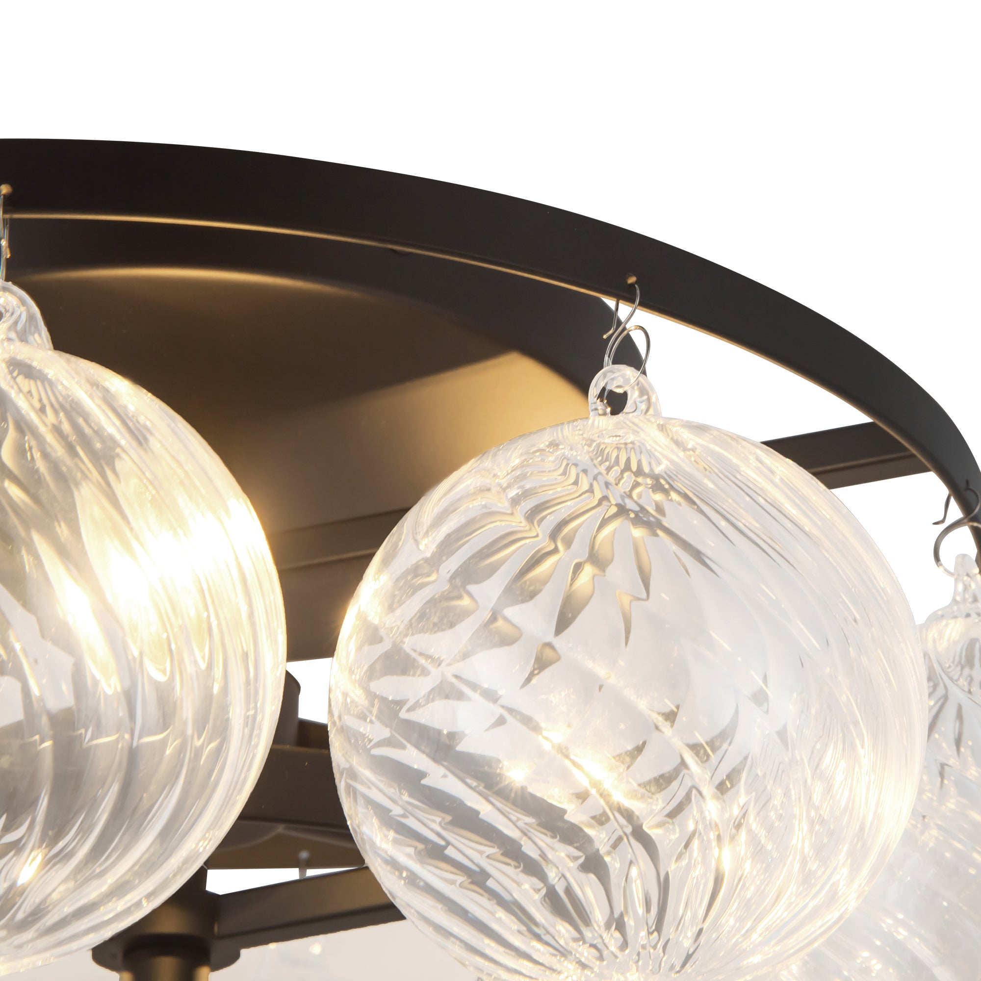 Faye 18-in Steel Semi-Flush Mount