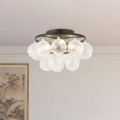 Faye 18-in Steel Semi-Flush Mount