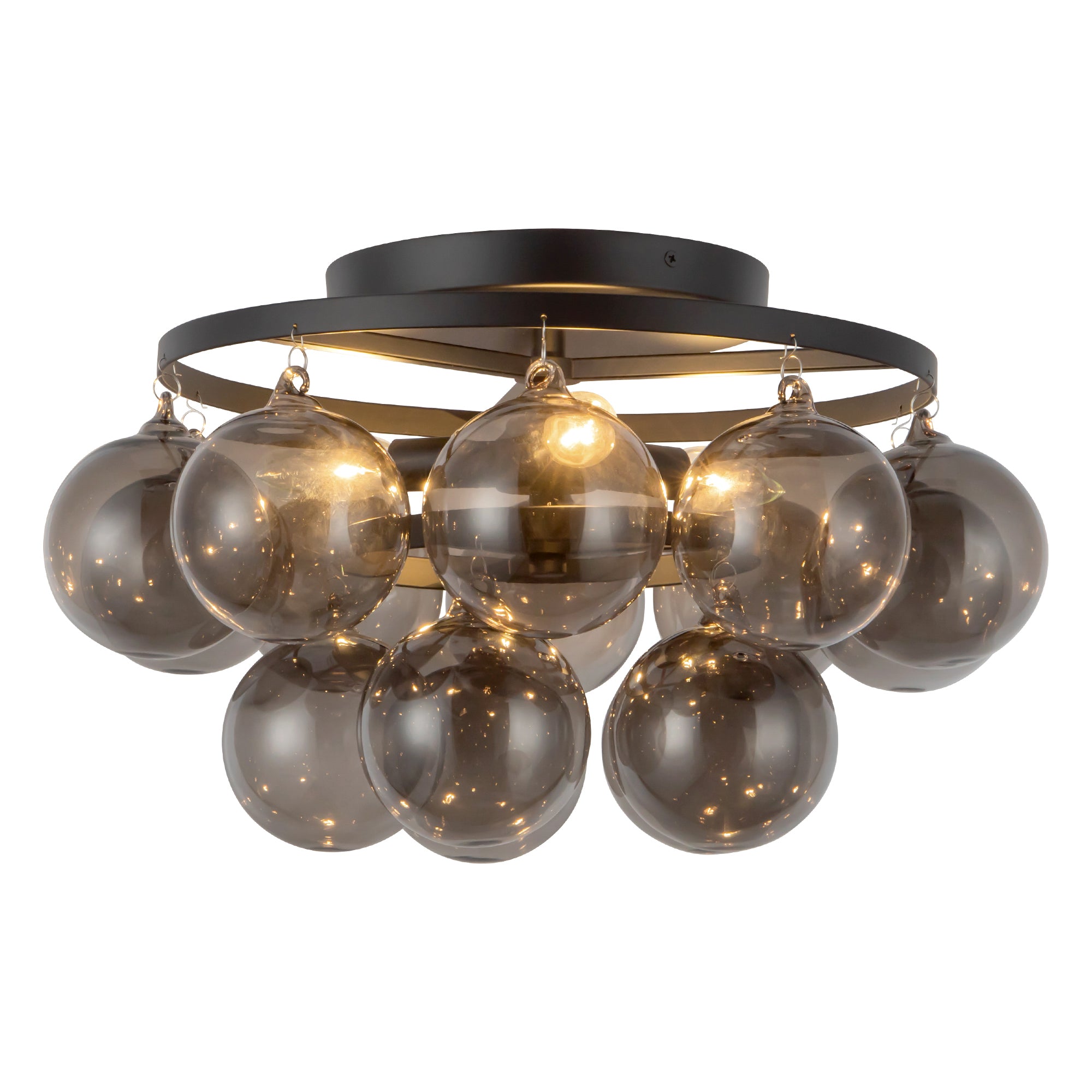 Faye 18-in Steel Semi-Flush Mount