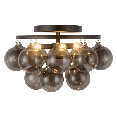 Faye 18-in Steel Semi-Flush Mount