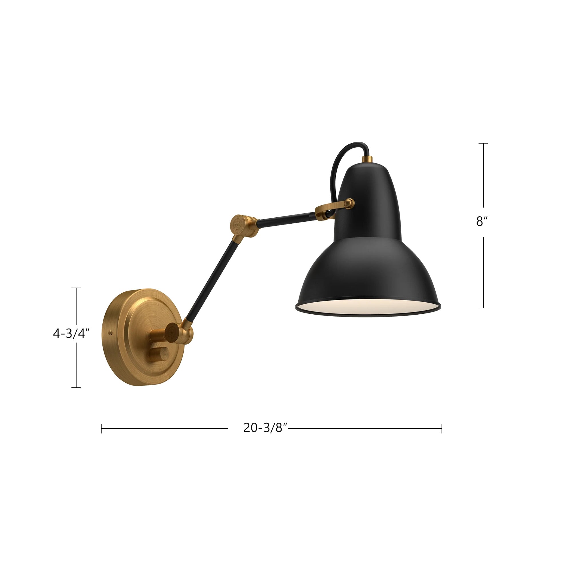 Felix 6-in Steel Vanity Light