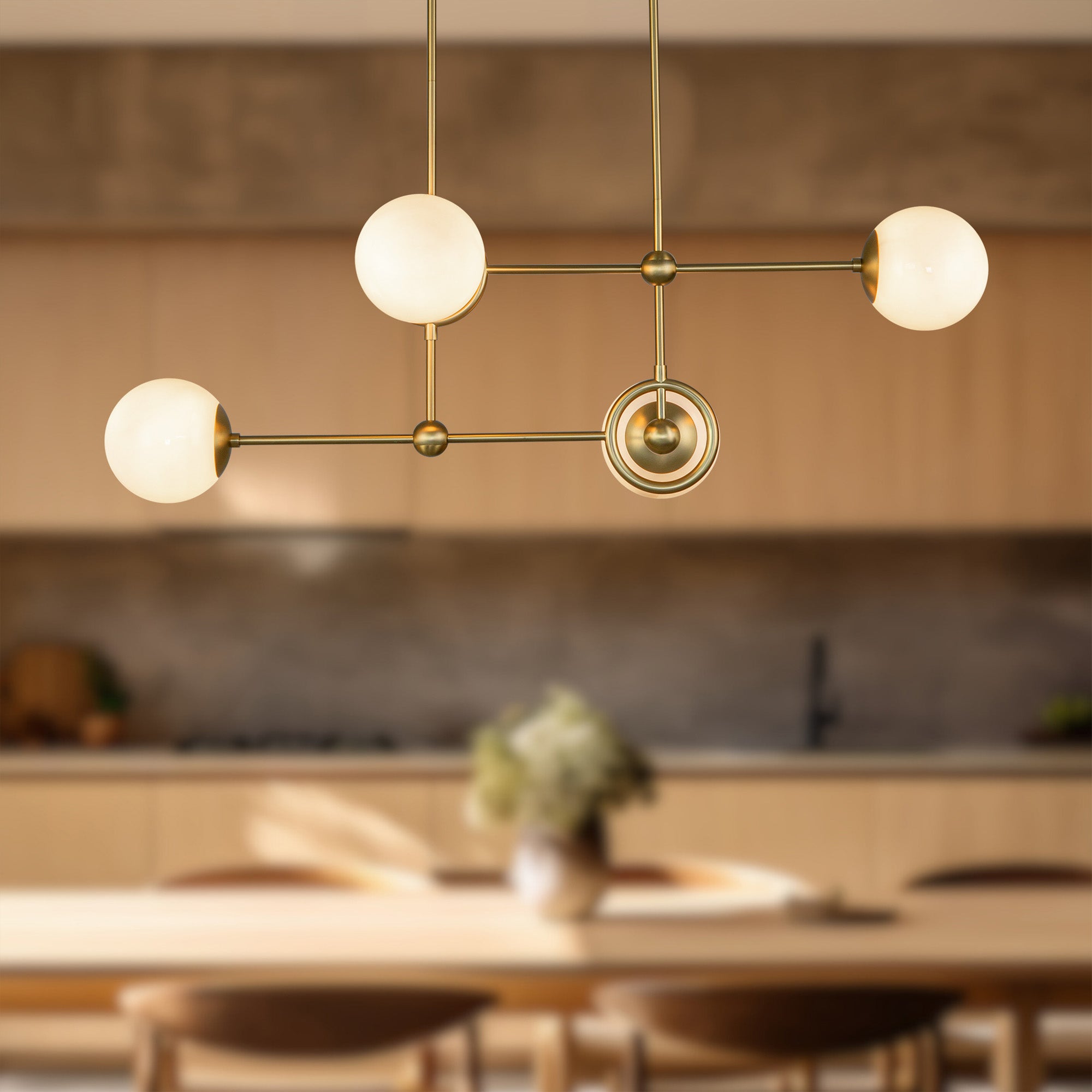 Fiore 42-in Steel Chandelier