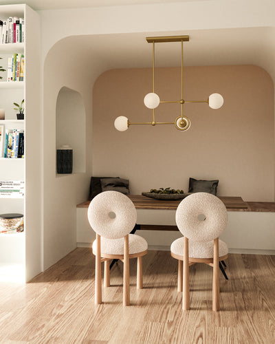Fiore 42-in Steel Chandelier