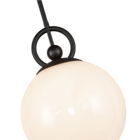Fiore 10-in Steel Pendant