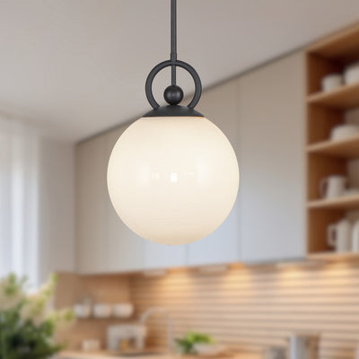 fiore-10-in-steel-pendant